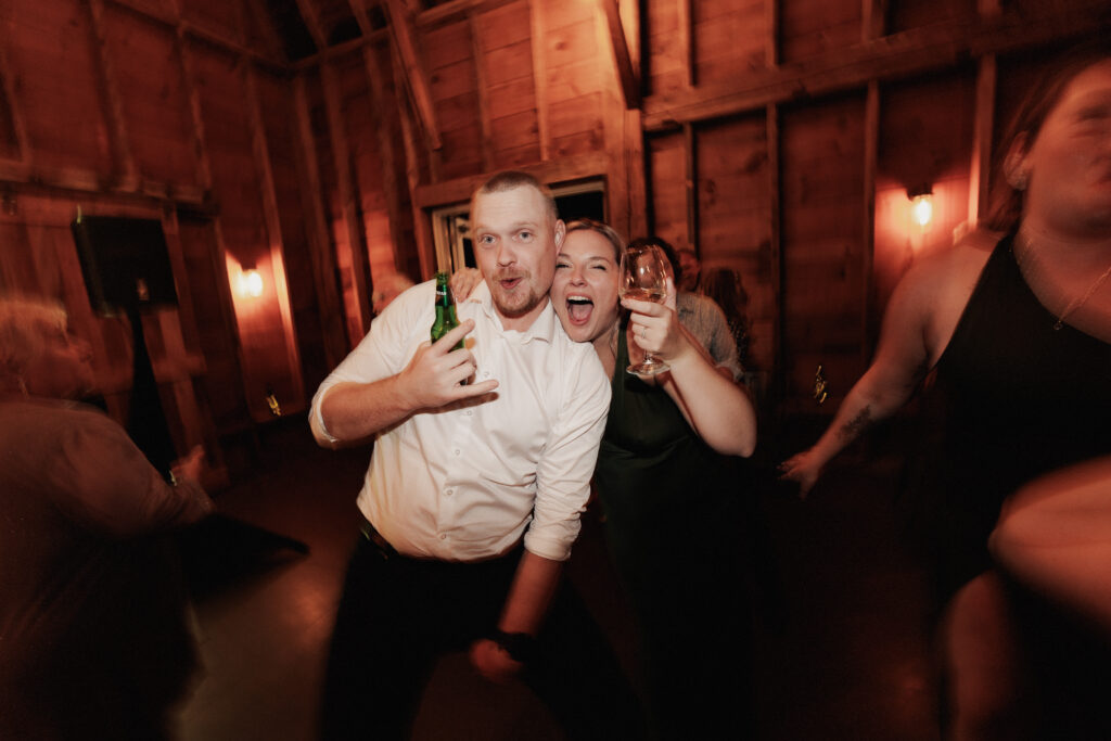 Happy to have booked Dirty Beats for this Cave Spring Barns Wedding
