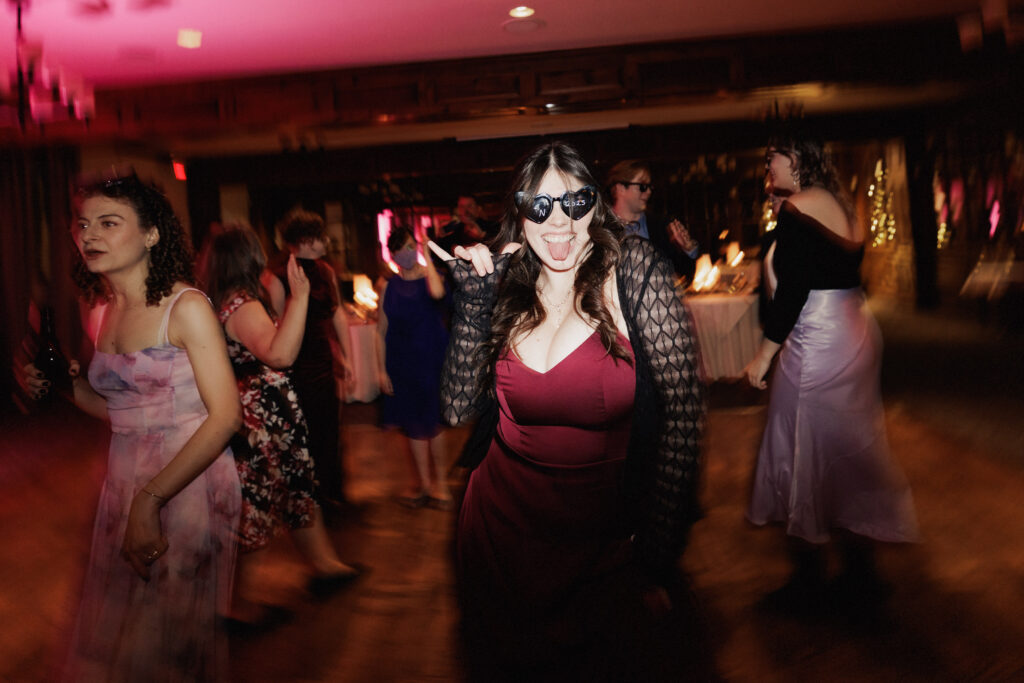 Partying on the dancefloor at Pillar & Post